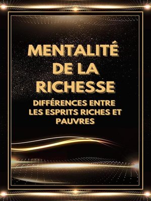cover image of Mentalité de la Richesse
